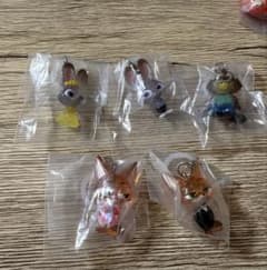 ズートピア ミニフィギュア キーホルダー 5種セットのサムネイル