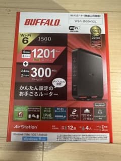BUFFALO WSR-1500AX2L Wi-Fi 6 ルーターのサムネイル