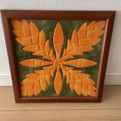 【大人気】フレーム入りハワイアンキルト2点 ハワイアンキルト 置きフレーム - メルカリ