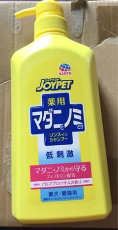 犬猫　シャンプー　JOYPET 薬用マダニとノミとり　リンスインシャンプーのサムネイル