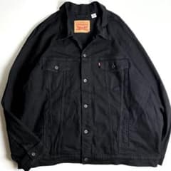 5XL【美品】リーバイス/3rdストレッチトラッカージャケット/Gジャン/黒