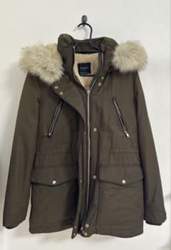 ZARA モッズコート カーキ XSのサムネイル