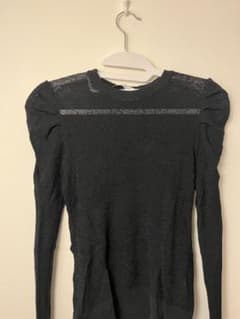 BB様　ZARA トップス黒のサムネイル