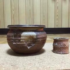 信楽焼 建水 蓋置 ポポリン様専用のサムネイル