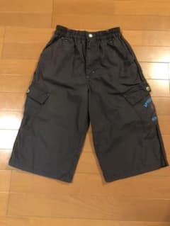 160 ハーフパンツ ダークグレー カーゴパンツ 半パン 半ズボン 150 夏のサムネイル