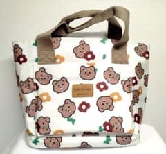 【新品】Color Garden　クマと花のトートバッグのサムネイル