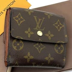 良品 ルイヴィトン モノグラム ポルトモネ ビエ カルトクレディ 財布