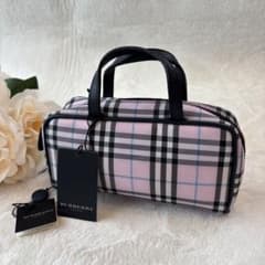 未使用タグ付き Burberry バーバリー ピンク ミニ ハンドバッグ - メルカリ