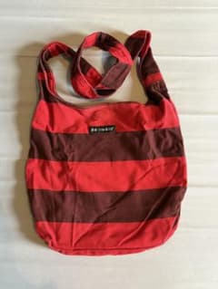 美品　激安　マリメッコ marimekko ボーダー柄 バッグ　レア