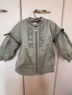 メゾピアノオリーブグリーン フリルジャケットのサムネイル