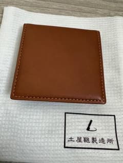 土屋鞄製造所 二つ折り　conffio ヌメ革　小銭入れ
