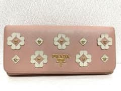 PRADA プラダ 花柄 長財布 ピンクのサムネイル