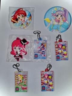 プリパラまとめ売り 缶バッチ アクリルキーホルダー 白玉みかん真中の