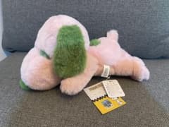 スヌーピー ぬいぐるみ ピンク グリーンのサムネイル