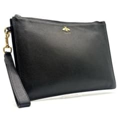 美品】GUCCI アニマリエ ビー シボ革 クラッチバッグ セカンドバッグ