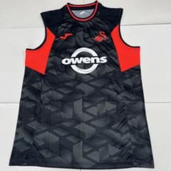 joma スウォンジーシティ ノースリーブ 黒 Mサイズ トレーニングウェア 