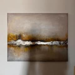 No.131 【大きめサイズ】50×40cm　テクスチャーアート　抽象画のサムネイル