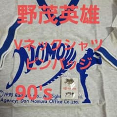 野茂英雄 トヨタノベルティ Vネックシャツ ピンバッジ - メルカリ