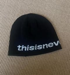 thisisneverthat ニット帽 ビーニー ブラックのサムネイル