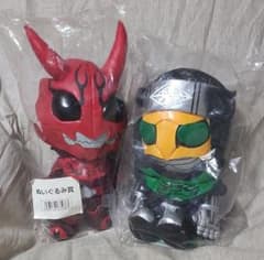 仮面ライダー電王 キンタロス モモタロス ぬいぐるみ マスコット 仮面ライダー電王』モモタロスほかイマジン6人のぬいぐるみが