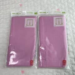 ◉未使用◉2枚セット◉ユニクロ　レギンス（7分丈）80cmのサムネイル