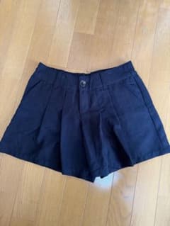ネイビー ショートパンツ キュロット風のサムネイル