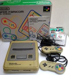 スーパーファミコン 本体 箱・説明書 ソフト4本付き アダプタ