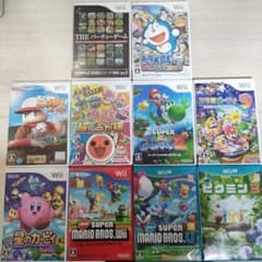 Wiiソフトセット 10本まとめ売り（WiiUカセット有） - メルカリ