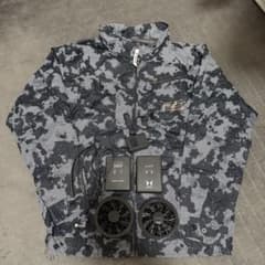 新品I'Z FRONTIER 空調服フルセット 中古ファン バッテリー2個セットのサムネイル