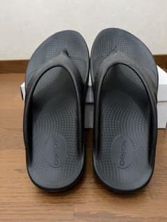 OOFOS OOriginal リカバリーサンダル ブラックM7 W9