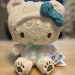 サンリオ ホワイトベアドール BIG タイプ ぬいぐるみ キティ プライズ