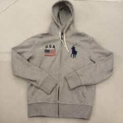 POLO RALPH LAUREN ジップパーカー グレー XSのサムネイル