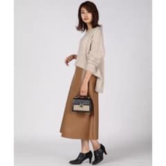 ketty cherie アルパカ混リングヤーンVネックニットのサムネイル