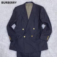 BURBERRYS バーバリー ダブル スーツ セットアップ 紺ブレ 金ボタンのサムネイル