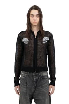 DAIRIKU 25SS スカルモヘア ジップアップカーディガン DAIRIKU 25SS スカルモヘア ジップアップカーディガン - メルカリ