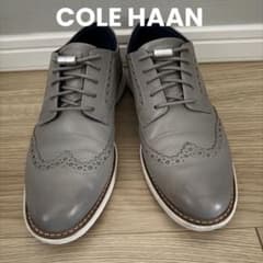 Cole Haan 23.5 Wingtip Leather Sneakers