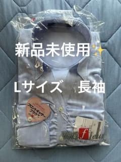 【新品】ブラウス　VIVI 薄いブルー シャツ 11号　フロントギャザーのサムネイル