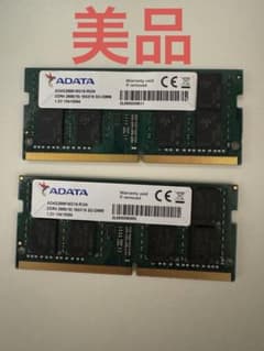ADATA DDR4 2666 16GB×2(32GB)メモリ - メルカリ