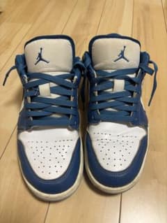 Jordan ハイカットスニーカー 青/白 大幅値下げ可能のサムネイル