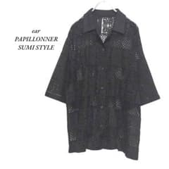 ear PAPILLONNER SUMI STYLE レースシャツ 黒 - メルカリ