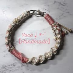 ハンドメイド スマホショルダーストラップ ピンク×マルチカラーのサムネイル