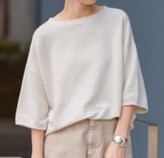 ■新品【FRAMeWORK】LINEN TERRY LOOSEプルオーバー FRAMeWORK｜≪WEB先行 / 追加≫LINEN TERRY LOOSEプルオーバー