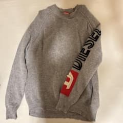 DIESEL ニット セーター グレーのサムネイル
