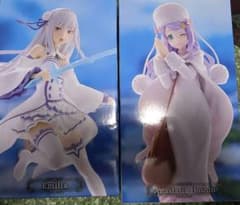 Re:ゼロ GiGO限定 エミリア アナスタシア フィギュア 2体セットのサムネイル