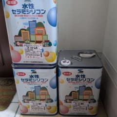 水性セラミシリコン 19-65C 外壁塗料 未使用3缶 - メルカリ