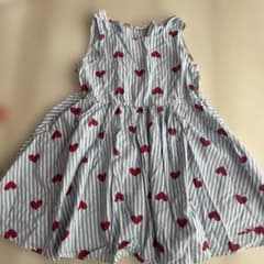 moujonjon キッズノースリーブワンピース 110 女の子
