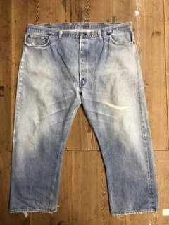 70s LEVIS 501 66前期 ビンテージ オリジナル 47インチ バナー - メルカリ