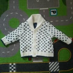 h.さま☆美品☆ベビーギャップ もこもこカーディガンのサムネイル