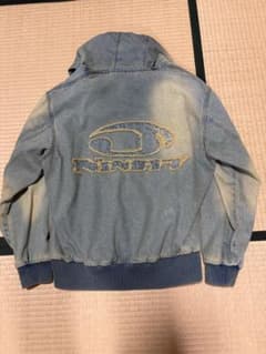 9090 平成ロゴデニムジャケット フーディーのサムネイル