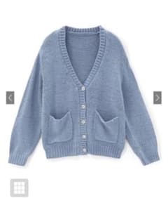値下げ◎ロービングヤーンオーバーサイズカーディガンのサムネイル